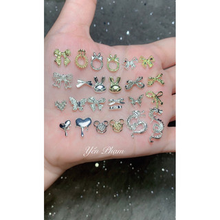 Charm kiểu trang trí móng tay siêu xinh - charm nail xinh