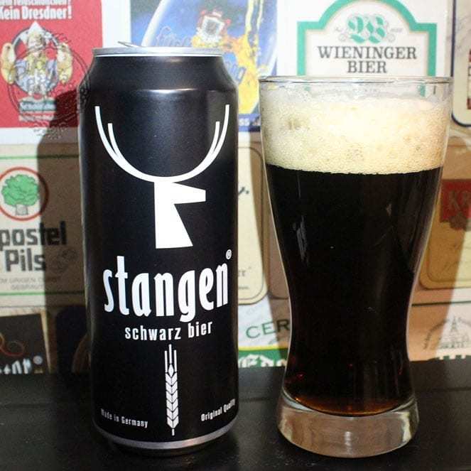 Bia Stangen Schwarzbier - nhập khẩu Đức - 1 lon 500ml