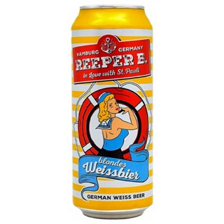 Bia Reeper B Weissbier 5.2% - nhập khẩu Đức - 1 lon 500ml