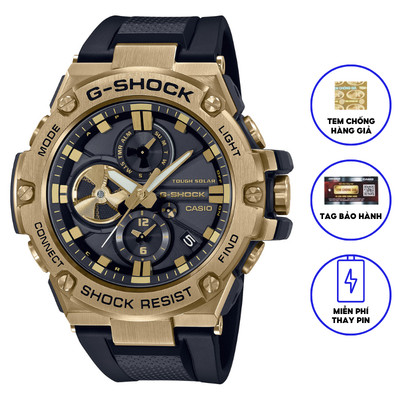 Đồng Hồ Casio Nam Dây Nhựa GSHOCK GST-B100GB-1A9DR Chính Hãng