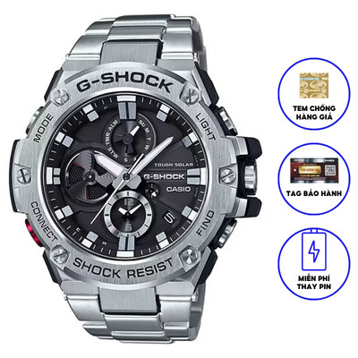 Đồng Hồ Casio Nam Dây Thép Không Ghỉ GSHOCK GST-B100D-1ADR Chính Hãng