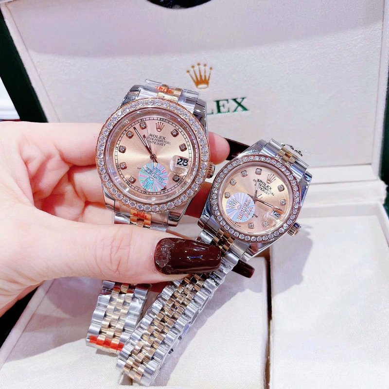 Đồng hồ Cặp Nam Nữ RLex Sang Trọng Chống Nước