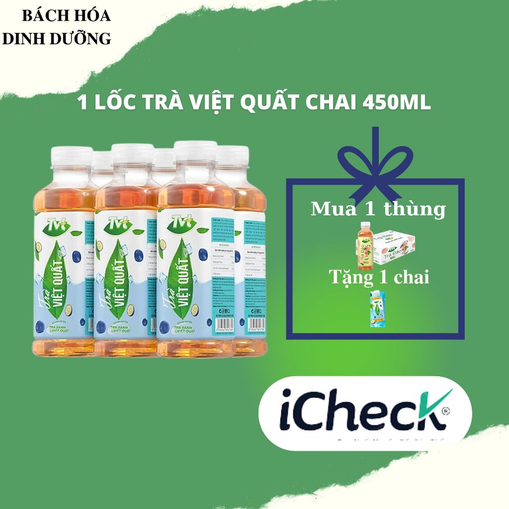 Trà Việt Quất TVT tinh chất Việt Quất Trà xanh, chống oxy hóa, thanh nhiệt giải phóng độc tố cơ thể