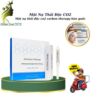 Mặt nạ thải độc c02 dj carbon therapy hộp 5 ống và 5 mặt nạ chính hãng 100% dùng cho spa&tmv.