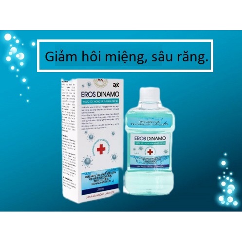 Nước Súc Miệng Giúp Hơi Thở Thơm Mát EROS DINAMO - Chai 250ml Khoaitayshop