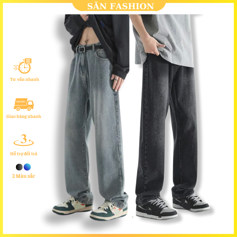 Quần jean nửa cạp chun Unisex 117
