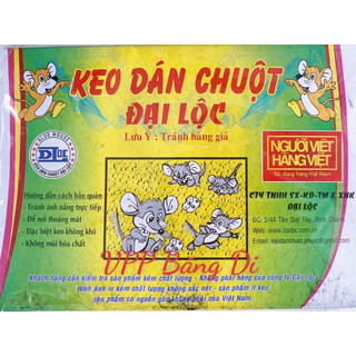2 miếng keo dính chuột Đại Lộc