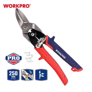 Kéo cắt tole lưỡi bằng thép cr-mo workpro wp214019