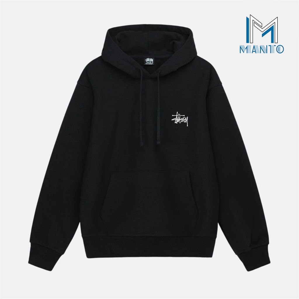 Áo Hoodie STUSSY MANTO Áo Nỉ Bông Form Rộng Dài Tay Unisex Nam Nữ Cao Cấp Hàn Quốc Nhiều Màu AN616