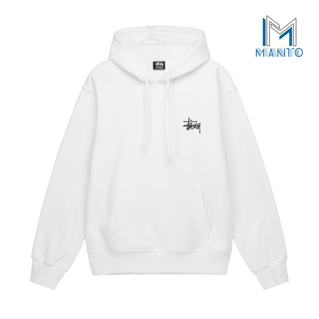Áo Hoodie STUSSY MANTO Áo Nỉ Bông Form Rộng Dài Tay Unisex Nam Nữ Cao Cấp Hàn Quốc Nhiều Màu AN616