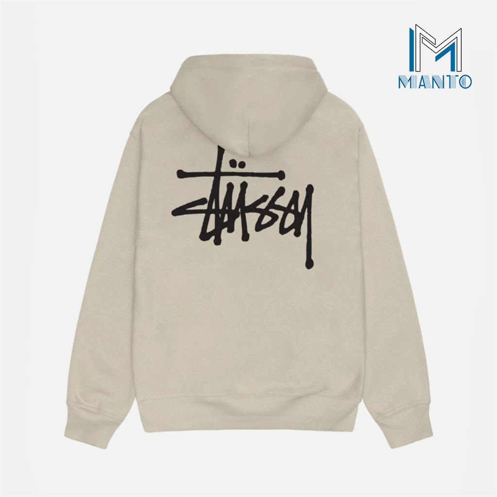 Áo Hoodie STUSSY MANTO Áo Nỉ Bông Form Rộng Dài Tay Unisex Nam Nữ Cao Cấp Hàn Quốc Nhiều Màu AN616