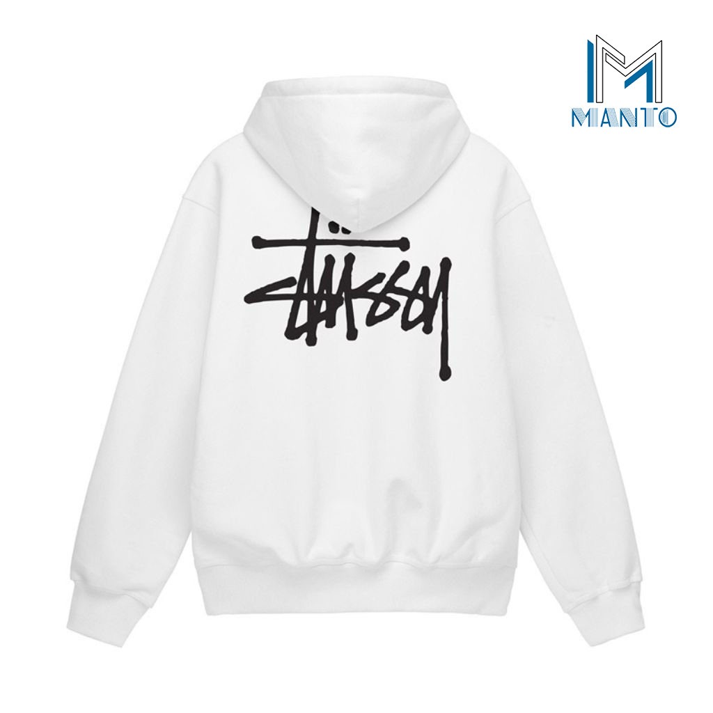 Áo Hoodie STUSSY MANTO Áo Nỉ Bông Form Rộng Dài Tay Unisex Nam Nữ Cao Cấp Hàn Quốc Nhiều Màu AN616