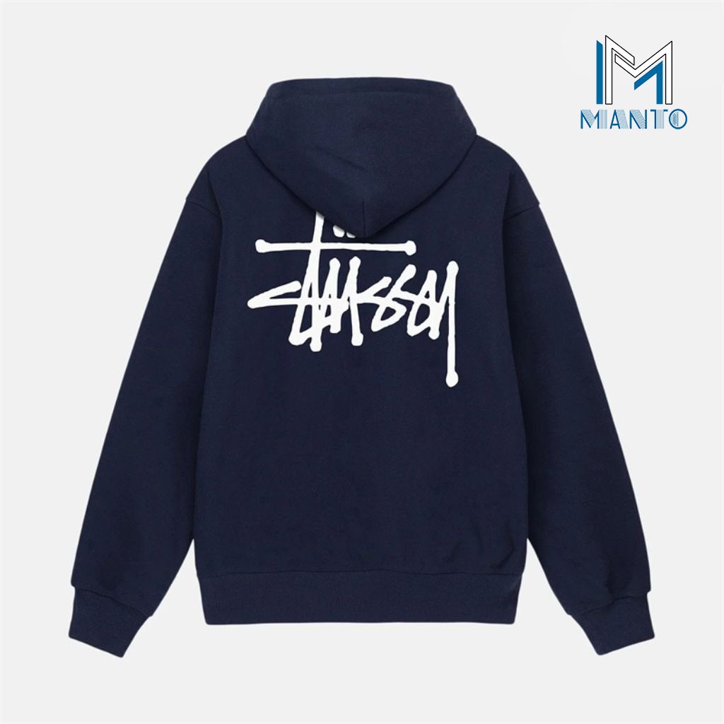 Áo Hoodie STUSSY MANTO Áo Nỉ Bông Form Rộng Dài Tay Unisex Nam Nữ Cao Cấp Hàn Quốc Nhiều Màu AN616