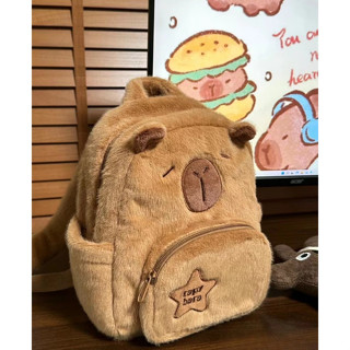 Balo vải lông Capybara / Chip&Dale / Woody siêu cưng