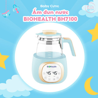 Ấm đun nước, bình đun nước đa năng thông minh BIOHEALTH BH7100 hâm sữa pha trà pha cafe chế độ riêng cho mẹ và bé c