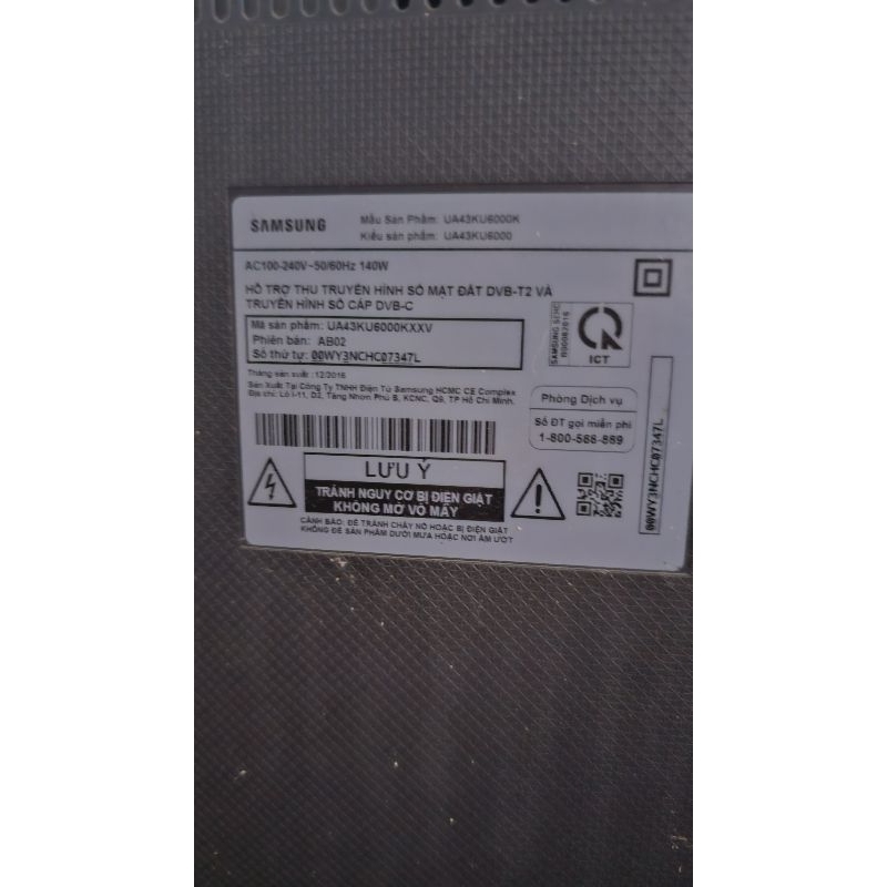 Bo tivi Samsung 43in
