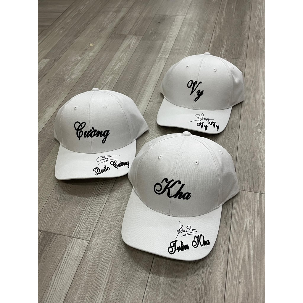 Mũ Thêu Tên Theo Yêu Cầu VUCAP - VẢI Kaki Cao Cấp HÀN QUỐC
