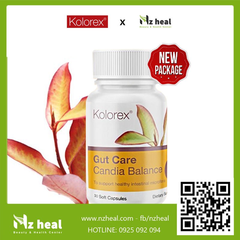 Viên Uống Loại Bỏ Nấm Candida Kolorex Candida Balance