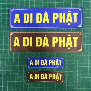 Decal dán A Di Đà Phật dán tường, cột điện...