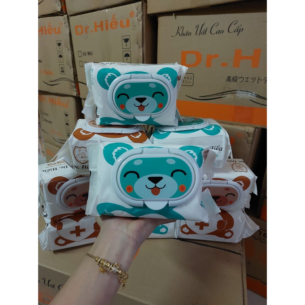 1 GÓI KHĂN ƯỚT AN TOÀN CHO BÉ DR.HIẾU 165G