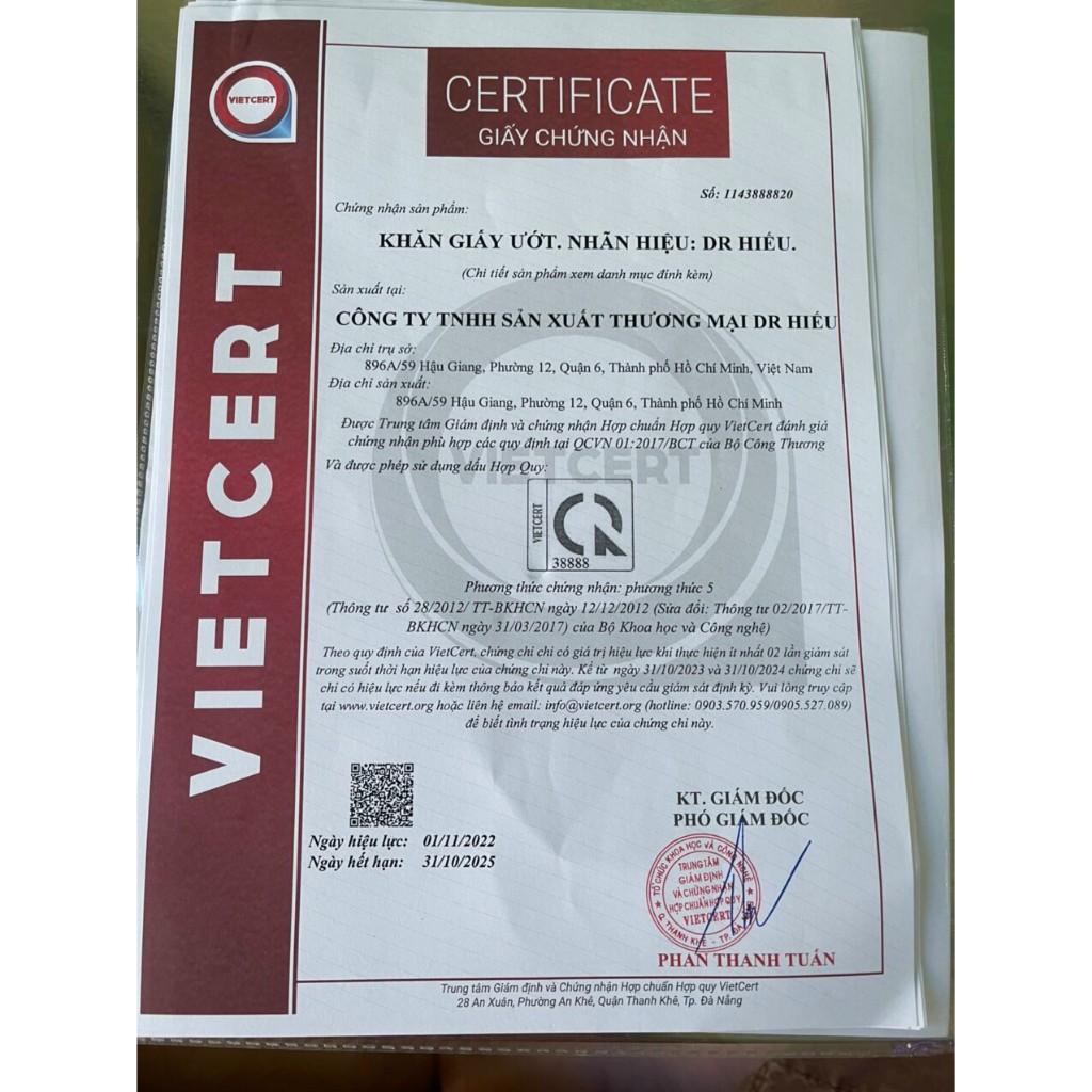 1 GÓI KHĂN ƯỚT AN TOÀN CHO BÉ DR.HIẾU 165G