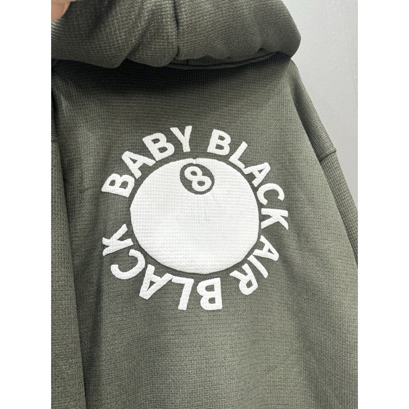 Áo nỉ hoodie lót lông 90s