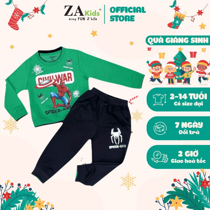 Bộ Quần Áo Dài Tay Yoko Chất Liệu Cotton Da Cá Cho Bé Trai 10-30kg Y2310CIV08