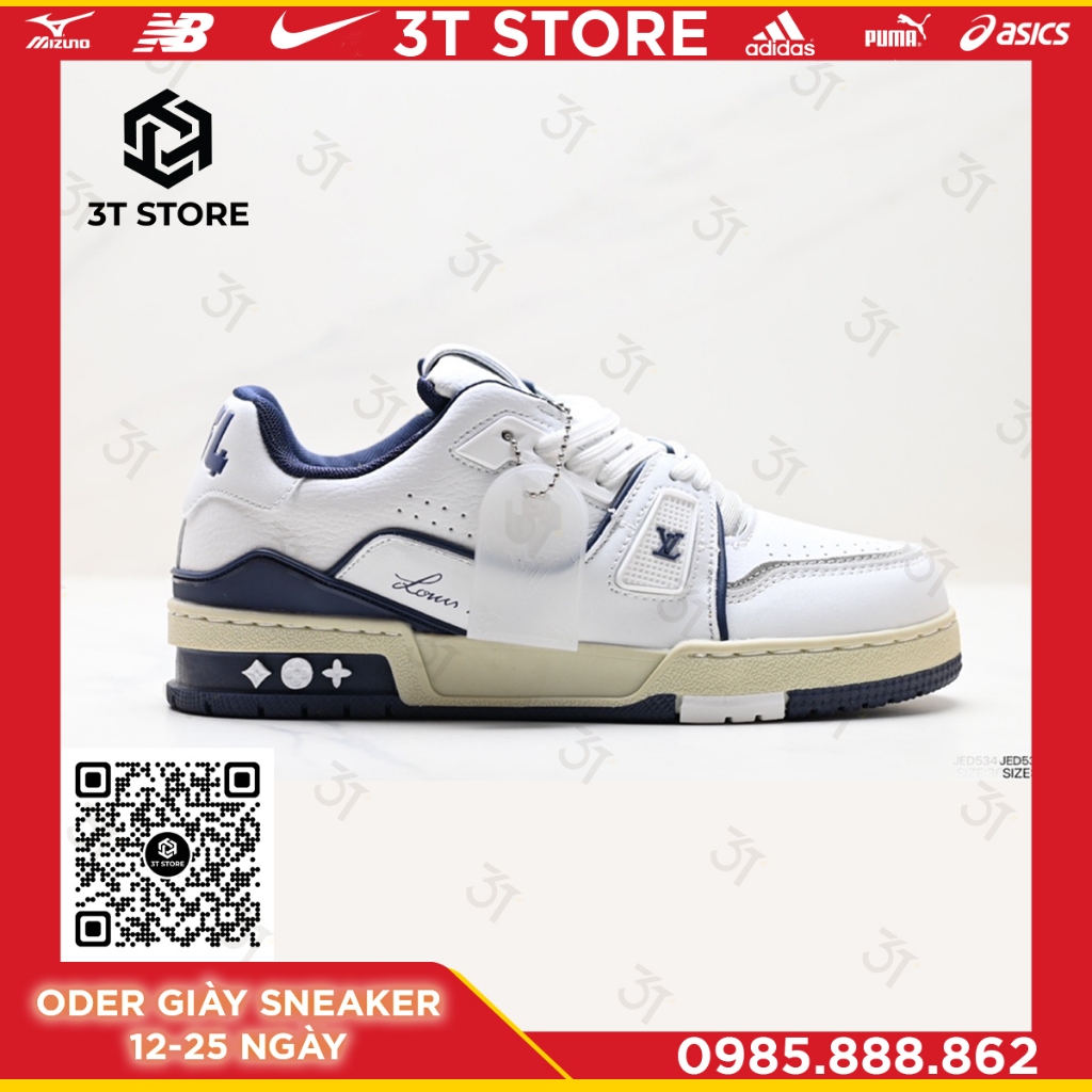 GIÀY SNEAKER MÃ SẢN PHẨM: _Louis Vuitton Trainer Sneaker Low_FULL BOX_FREE SHIP TOÀN QUỐC