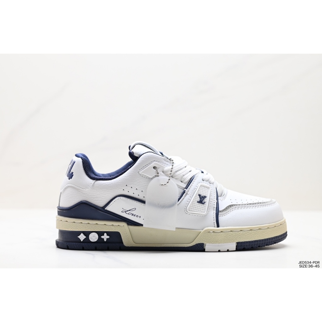 GIÀY SNEAKER MÃ SẢN PHẨM: _Louis Vuitton Trainer Sneaker Low_FULL BOX_FREE SHIP TOÀN QUỐC