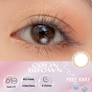 Kính Áp Tròng YOUNGONE Lens Mắt BLINKSEYES COLIN Brown Lens ( 0 đến 6 độ )