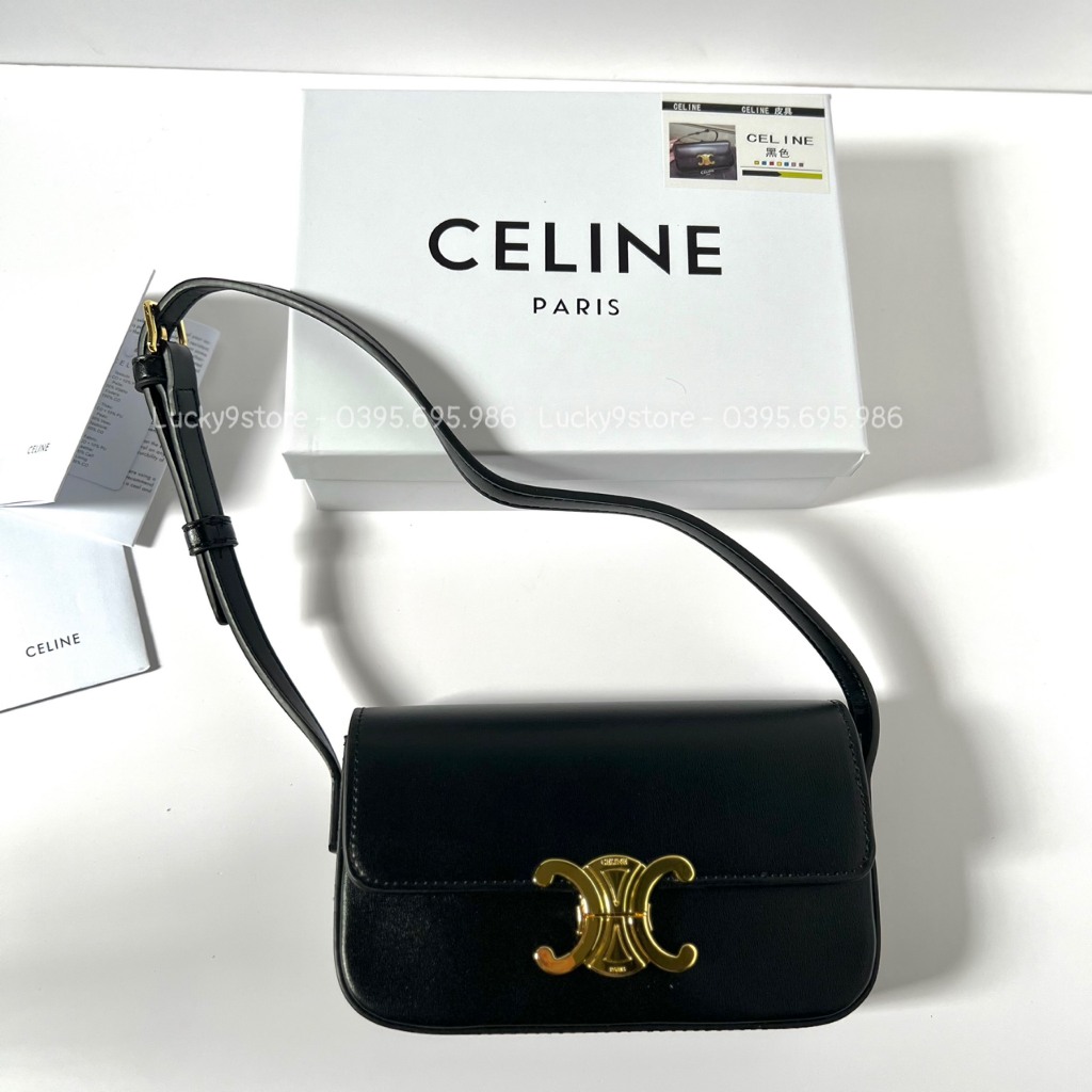 Túi kẹp nách túi ce  line size 20 full box chất da sần chuẩn đẹp - Lucky9store