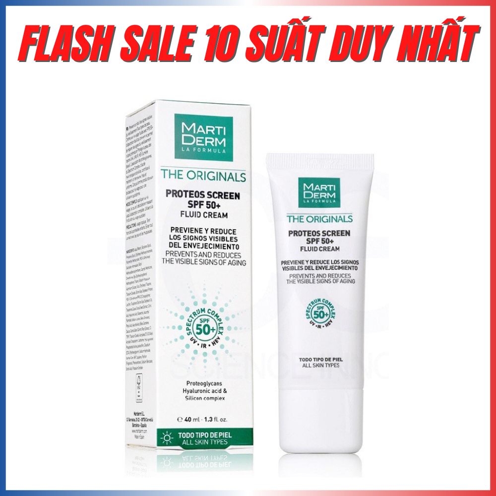 Kem chống nắng martiderm chính hãng dành cho mọi loại da SPF50+ 40ML