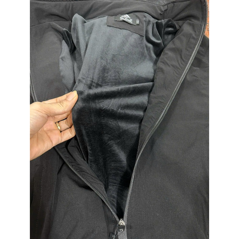 Bộ quần áo Adidas gió lót lông siêu ấm AeShop MK4443, set gió thu đông kéo khoá dài tay 2 lớp túi khoá rộng mẫu mới 2023