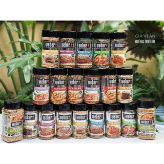 Gia vị ăn kiêng 0 calo Weber Hàng Mỹ eat clean keto gymer das không đường