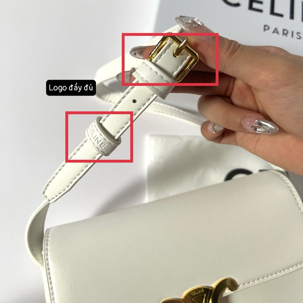 Túi kẹp nách túi ce  line size 20 full box chất da sần chuẩn đẹp - Lucky9store