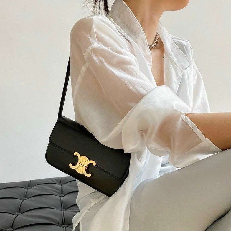 Túi kẹp nách túi ce  line size 20 full box chất da sần chuẩn đẹp - Lucky9store