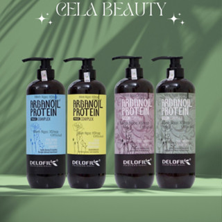  Dầu Gội Xả DELOFIL AGAN OIL 800ml Kiềm Dầu Sạch Gàu Dưỡng Ẩm Phục Hồi Tóc Khô Sơ Siêu Mềm Mượt 