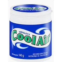 Kẹo sing-gum Cool Air hương bạc hà khuynh diệp hũ 146g. Hũ 100 Viên giá rẻ
