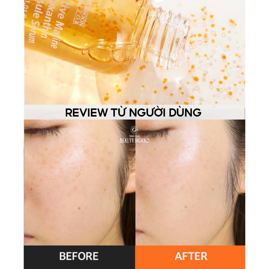 Serum & kem giảm thâm nám chống oxy hóa SUNGBOON ASTAXANTHIN CAPSULE