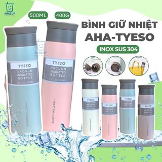  💯Bình giữ nhiệt💯 bình nước giữ nhiệt 💯 AHA-TYESO💯 thể tích 500ML chất liệu inox sus 304,có khay lọc trà AHA02  
