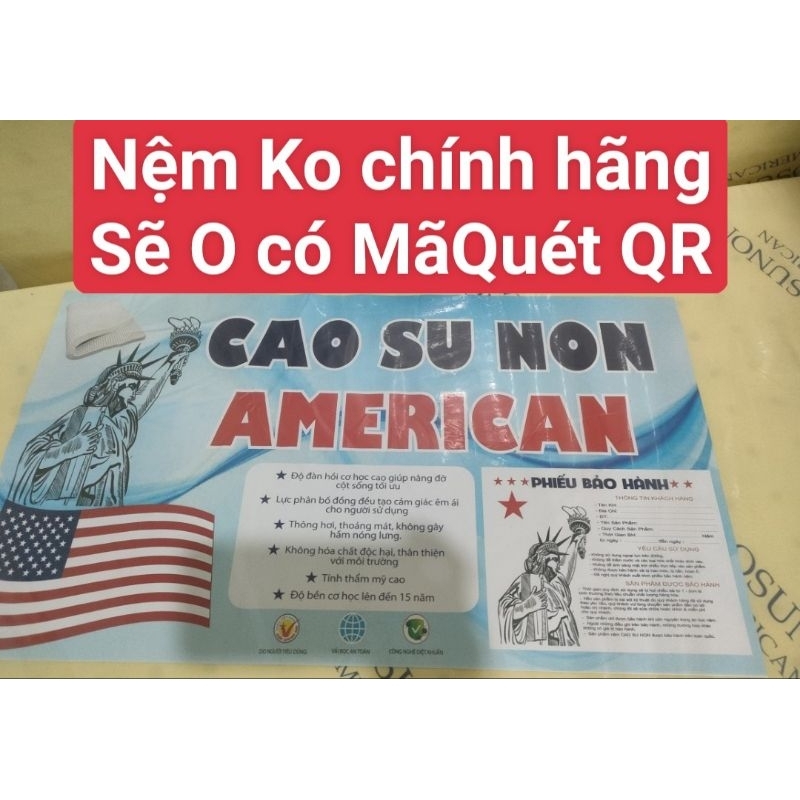 Nệm Cao Su Non American