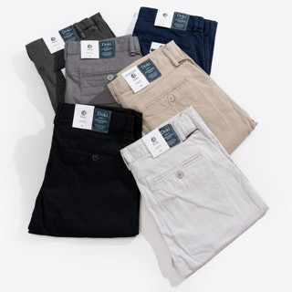 Quần Kaki Nam - Doki Cao Cấp Chất Vải Kaki Cotton Co Giãn Nhiều Màu Trơn Dáng Đứng Basic - Sang trọng - Lịch Lãm