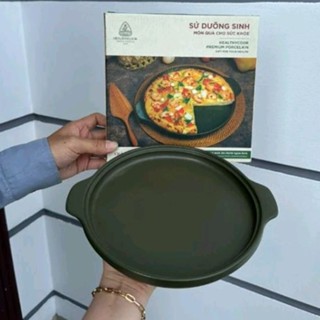 Chảo cạn, chảo sứ dưỡng sinh Minh Long 28cm