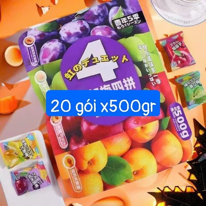 Ô mai mix 4 vị hàng hót mới về 500g