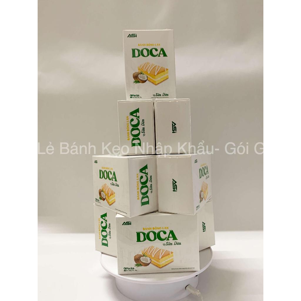 Lốc 10 hộp bánh bông lan Doca, bánh làm tháp 2024, bánh Tết