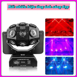 Đèn moving 18 mắt + laser