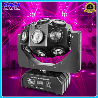 Đèn moving 18 mắt + laser