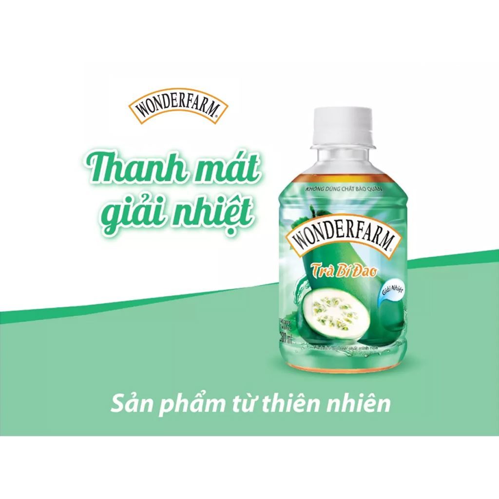 Trà Bí Đao Chai Wonderfarm Thùng 24 Chai