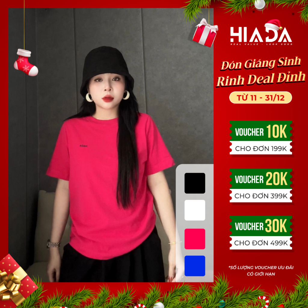 Áo Thun Nữ Babytee HIADA Cổ Tròn Vải Cotton Thoáng Mát