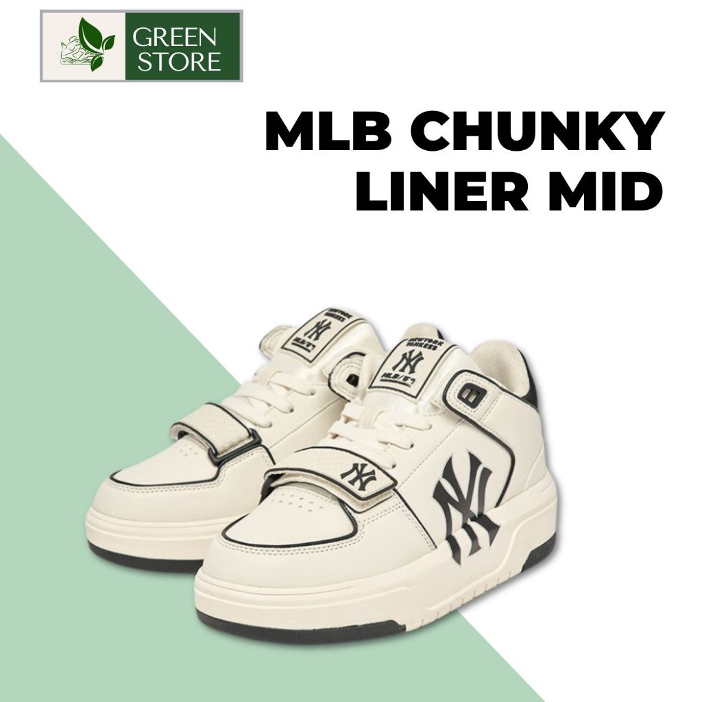 MLB NY - Giày sneakers unisex cổ thấp Chunky Liner Mid Basic Giày Thể Thao MLB Chunky Liner Mid Basic New York Yankees